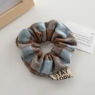 Ozdoby do włosów - TEMU 1 szt. Elegancka Kokardka do Włosów w Kraciastej Opasce - Duża Pętla z Tartanowym/Kratkowym Motywem - miniaturka - grafika 1