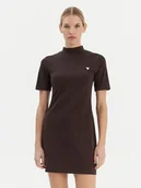 Sukienki - Guess Sukienka codzienna V6RK04 J1314 Brązowy Regular Fit - miniaturka - grafika 1