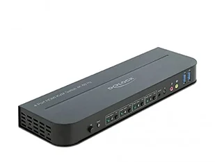 Delock 11483 przełącznik KVM Czarny - Przełączniki KVM - miniaturka - grafika 2