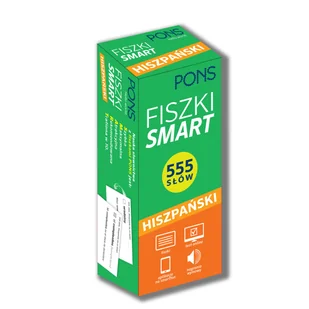 Fiszki Smart 555 słów Hiszpański w.2022 Nowa - Książki do nauki języka hiszpańskiego - miniaturka - grafika 1