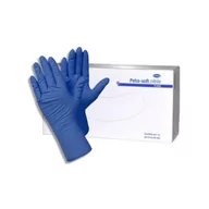 Rękawiczki jednorazowe - Peha-Soft Nitrile Fino, rękawiczki diagnostyczne, nitrylowe, bezpudrowe, rozmiar M, 150 sztuk | Darmowa dostawa od 119,99 zł! 9091028 - miniaturka - grafika 1
