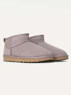 Botki damskie - UGG Botki "Classic Ultra Mini" w kolorze szarym - miniaturka - grafika 1