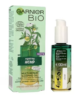 Garnier BIO MULTI-NAPRAWCZY OLEJEK DO TWARZY NA NOC REPARING 30ML - Kremy do twarzy - miniaturka - grafika 3