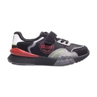 Buty dla dziewczynek - Buty dziecięce Big Star Jr LL374224 czarne szare - miniaturka - grafika 1