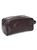 Akcesoria podróżnicze - Kosmetyczka Męska Skórzana - miniaturka - grafika 1