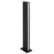 Lampy ogrodowe - Ogrodowy słupek stojący Grado OFL-7281-4K Italux LED 12W 4000K IP54 czarny - miniaturka - grafika 1