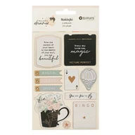 Scrapbooking - Beautiful Dreamer, Naklejki tekturowe 2 arkusze, 23 szt. - miniaturka - grafika 1