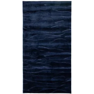 Dywan wewnętrzny MULTI-DECOR Alaska Fale 80 x 150 cm Granatowy - Dywany - miniaturka - grafika 1