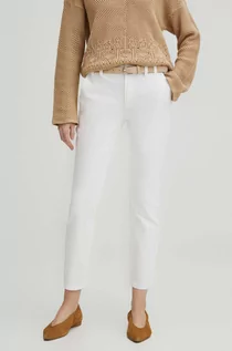 Spodnie damskie - Medicine jeansy damskie kolor biały - grafika 1