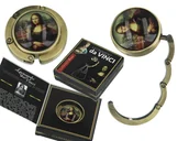 Wieszaki i stojaki - Wieszak na torebkę - L. da Vinci, Mona Lisa (CARMANI) - miniaturka - grafika 1