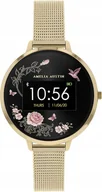 Smartwatch - Smartwatch Zegarek Damski Amelia Austin Wzór Damski Kwiaty Modny Stylowy - miniaturka - grafika 1