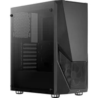 Obudowy komputerowe - Aerocool ZAURON FRGB-G-BK-v1 BLACK (AEROPGSZAURON-FRGB-G) - miniaturka - grafika 1