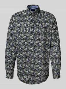 Koszula casualowa o kroju regular fit z kwiatowym wzorem - Koszule męskie - miniaturka - grafika 1