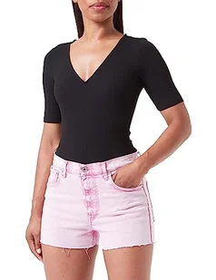 Replay Szorty jeansowe damskie, 305 jasnoróżowy, 29W - Spodenki damskie - miniaturka - grafika 1