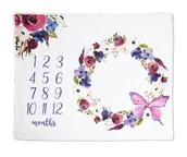 Koce i narzuty dla dzieci - FOTO KOCYK DLA DZIECKA mata do zdjęć - zapakowany na prezent - miniaturka - grafika 1