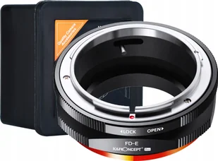 K&F ADAPTER CANON FD - SONY E A6500 A6300 NEX - PRO - Tulejki, adaptery, redukcje do aparatów - miniaturka - grafika 1