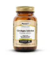 Suplementy naturalne - Pharmovit Premium Ginkgo Biloba Milorząb Japoński 60vcaps - miniaturka - grafika 1