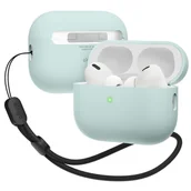 Inne akcesoria audio-wideo - ELAGO Etui Case Silikonowy na AirPods Pro 2 ze smyczką Mint Green - miniaturka - grafika 1