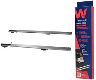 2x Prowadnica teleskopowa do piekarnika Whirlpool - Akcesoria i części do kuchenek i piekarników - miniaturka - grafika 1