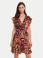 Sukienki - Morgan Sukienka letnia 242-RPERL.F Kolorowy Regular Fit - miniaturka - grafika 1