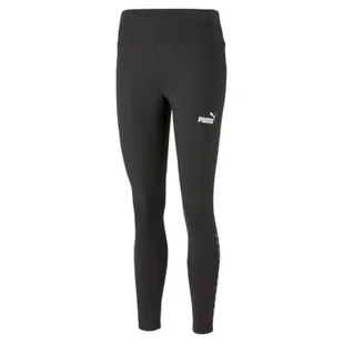 Legginsy damskie Puma POWER 7/8 Tape czarne 67362701 - Legginsy - miniaturka - grafika 1