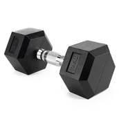 Hantle i ciężarki - Hantel ogumowany TREXO Hex HXD75 7.5 kg - miniaturka - grafika 1