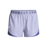 Spodenki damskie - Damskie Spodenki UNDER ARMOUR PLAY UP SHORTS 3.0 1344552-539 – Fioletowy - miniaturka - grafika 1
