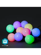 Systemy inteligentnych domów - Nedis SmartLife Party Light Bulbs - 9 meters with 10 bulbs - RGB - miniaturka - grafika 1