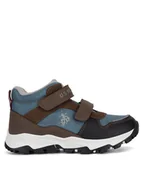 Buty dla chłopców - U.S. Polo Assn. Trzewiki DANIEL001K/DTY1 Brązowy - miniaturka - grafika 1
