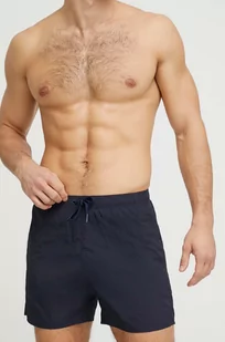 Armani Exchange szorty kąpielowe kolor granatowy - Stroje kąpielowe - miniaturka - grafika 1