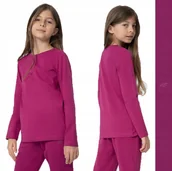 Bluzki damskie - Bluzka Dziewczęca 4F Longsleeve Dziecięca Junior - miniaturka - grafika 1