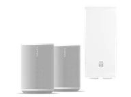 Zestawy stereo - Sonos Era 100 x 2 + Sub (Gen 3) (biały) - miniaturka - grafika 1