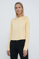 Bluzki damskie - Columbia longsleeve sportowy Boundless Trek Active kolor żółty 2073103 - miniaturka - grafika 1