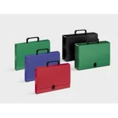 Teczki i skoroszyty - Vaupe TECZKA Z RĄCZKĄ CLASSIC II 80MM CZERWONA - miniaturka - grafika 1