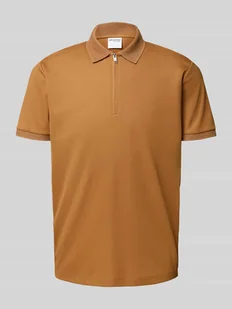 Koszulka polo o kroju regular fit z mieszanki bawełny model ‘FAVE’ - Koszulki męskie - miniaturka - grafika 1