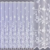 Firany - Firanka żakardowa metrażowa wys. 250 cm Bertena 624834 biała - miniaturka - grafika 1