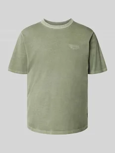 T-shirt z wyhaftowanym logo model ‘Aris’ - Koszulki męskie - miniaturka - grafika 1