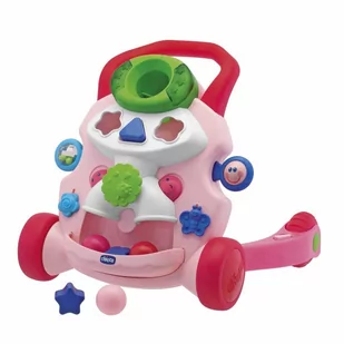 Chicco Grający Pchacz różowy 2w1 652612 - Pchacze - miniaturka - grafika 1