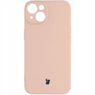 Etui i futerały do telefonów - Bizon Etui Case Silicone do iPhone 14 jasnoróżowe - miniaturka - grafika 1