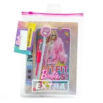 Barbie Extra Pamiętnik Zestaw - Szkolne artykuły papiernicze - miniaturka - grafika 1