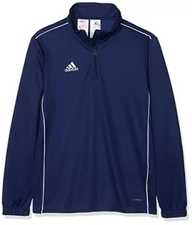 Bluzy dla chłopców - Adidas Bluza dla dzieci Core 18 Training Top JUNIOR granatowa CV4139 B8573-JR-0 - grafika 1