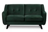 Sofy i kanapy - Sofa 2 TERSO ciemny zielony, 146x81x89, tkanina - miniaturka - grafika 1