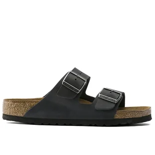 Klapki męskie Birkenstock Arizona 752483 - czarne - Klapki i japonki męskie - miniaturka - grafika 1