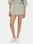 Spódnice - ONLY Spódnico-szorty Caro 15338905 Zielony Regular Fit - miniaturka - grafika 1