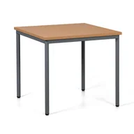 Stoły i stoliki do biura - Stół do jadalni TRIVIA, ciemnoszara konstrukcja, 800 x 800 mm, buk - miniaturka - grafika 1