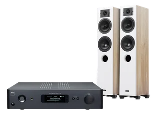 NAD C 389 (czarny) + Diva 5 (dąb) - Zestawy stereo - miniaturka - grafika 1