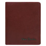 Portfele - PIERRE CARDIN portfel męski 314-EKO06 bordowy - miniaturka - grafika 1