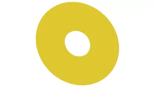 Siemens Etykieta samoprzylepna żółta śr. zew. 75mm śr. wew. 23mm bez inskrypcji 3SU1900-0BC31-0AA0 /10szt./ 3SU1900-0BC31-0AA0 - Inne akcesoria elektryczne - miniaturka - grafika 1