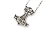 Wisiorki - Wisiorek Amulet Młot Thora Na Łańcuszku - miniaturka - grafika 1