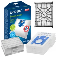 Worki do odkurzaczy - Filtr Hepa +12x Worki Bosch GL-30 ProPower 2.0 - miniaturka - grafika 1